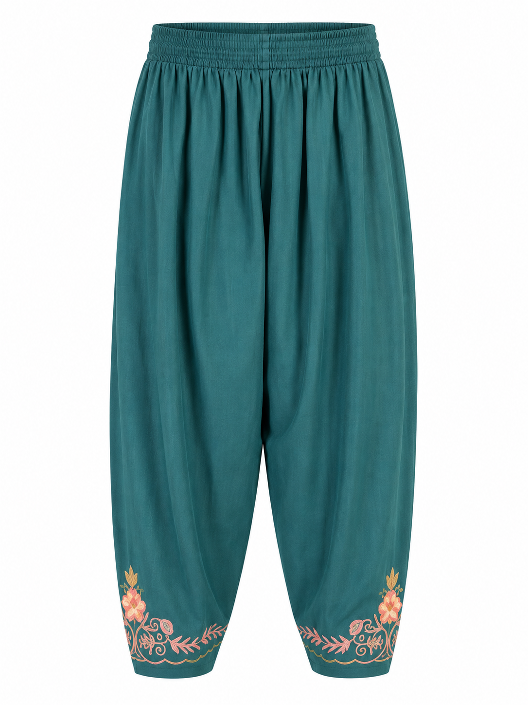 Kashmir Aari cotton Co-Ord Set | Teal Green